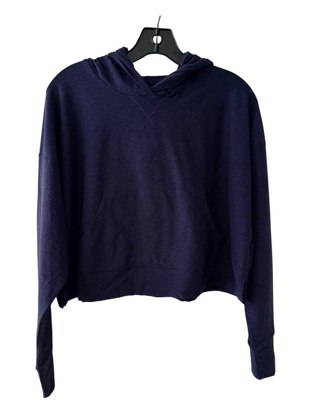 Women’s Athletica Navy Hooded Pullover crop hoodie
